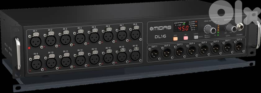 Midas DL16 16-input / 8-output Stage Box
