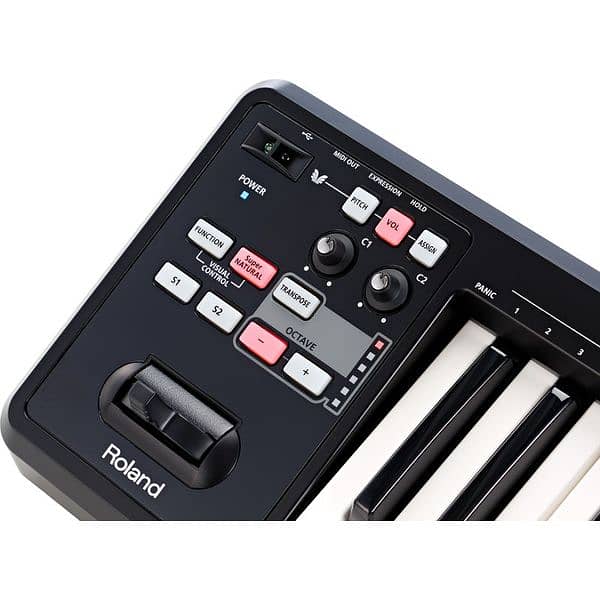 Roland A-49 49-key Keyboard Controller - Black, Arabic Pitch Bend 1