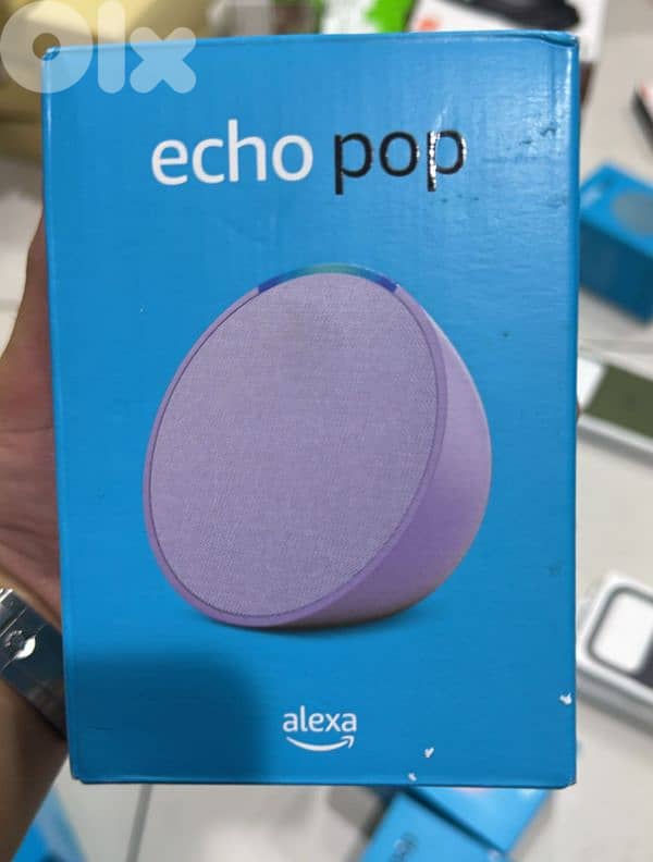 Amazon echo Pop purple 0