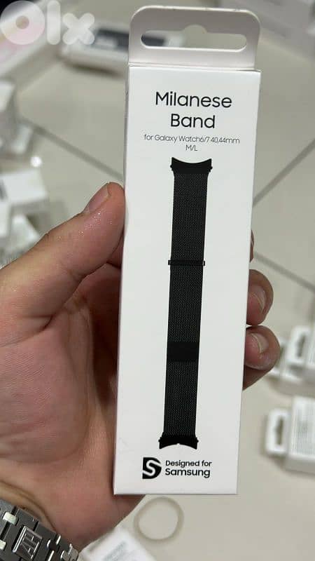 Samsung Milanese Band for Galaxy watch 6/7 40,44mm M/L black 0