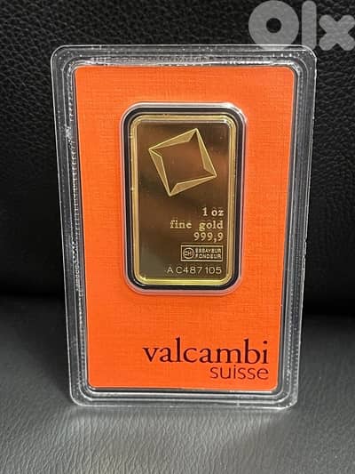 Gold Valcambi suisse Ounse 31.1 Gram