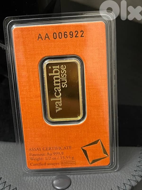 Gold Valcambi 1/2 Ounse 1