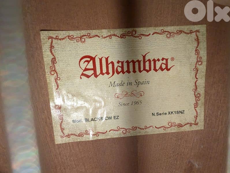 Alhambra Black Satin CW EZ 5