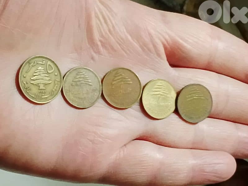 5 piastres ٥ قروش 0