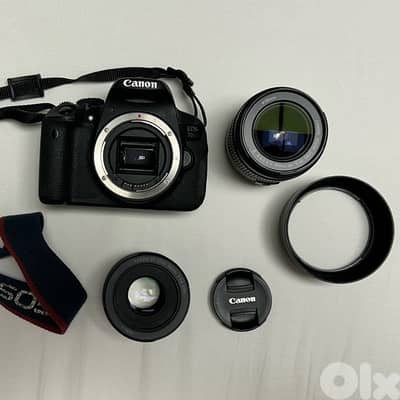 Canon EOS 700D with 18-55mm & 50mm f/1.8 Lenses – Excellent Condition