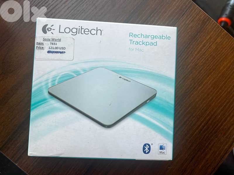 Logitech T651 Rechargeable Trackpad For Mac 0