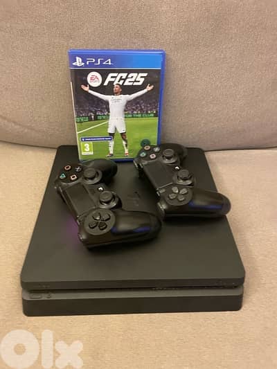 ps4 slim sealed 2 original controllers