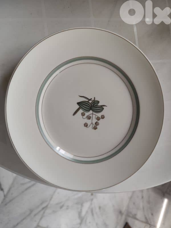Vintage 12 Royal Copenhagen Quaking Grass Plates 0