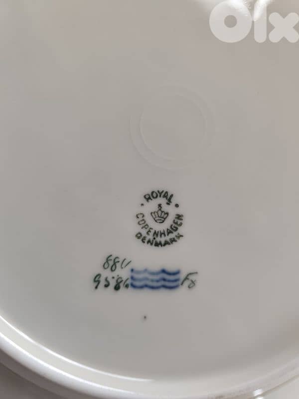 Vintage 12 Royal Copenhagen Quaking Grass Plates 1