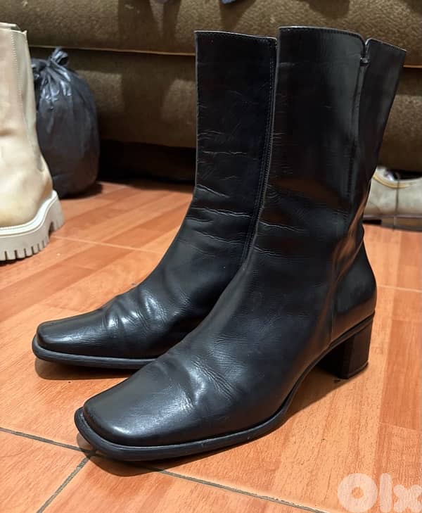 MARIPÉ italian leather boots 4