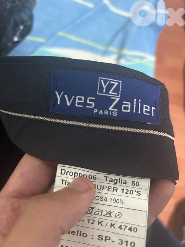 Yves Zalier super 120’s wool suit and tie, Italy 2
