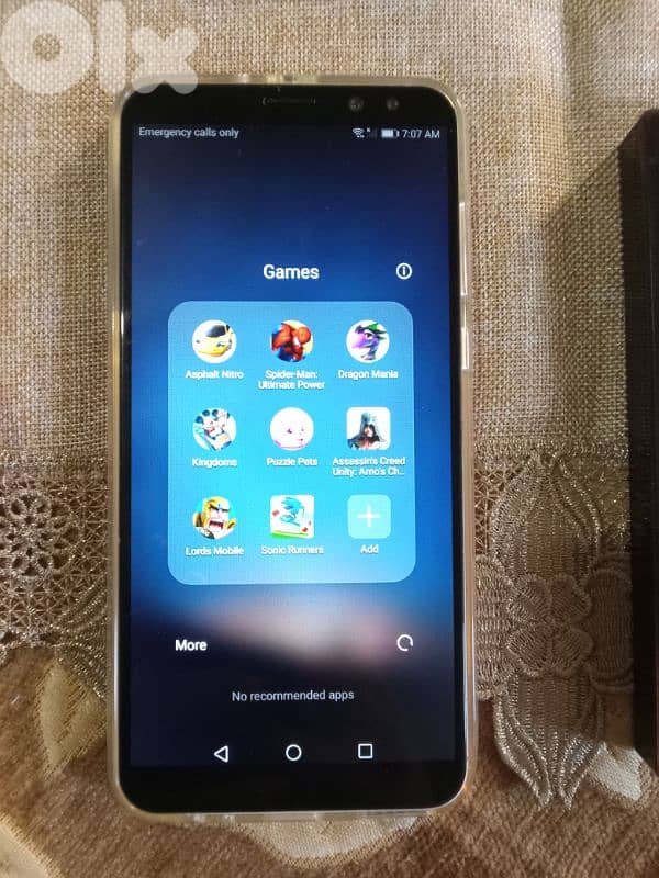 تلفون هواوي للبيع معو بطارية من شركة و كفر و قطعة من شركة السعر 65$ 10