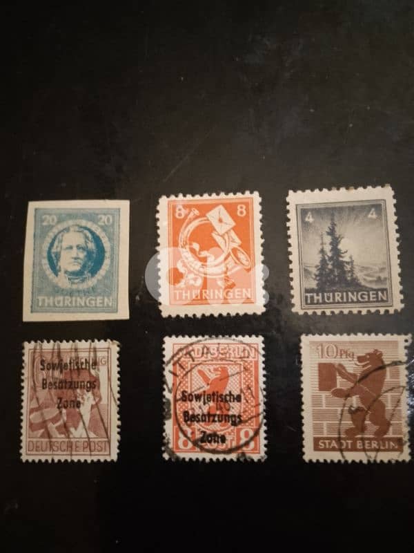 Germany - soveit stamps w2 0