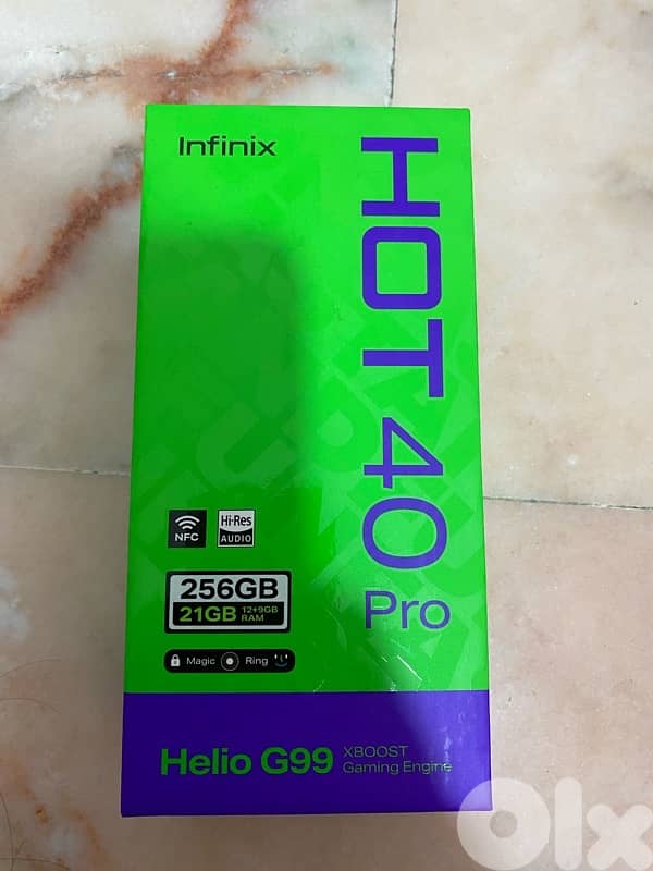 infinix hot 40 pro new 256gb+12 1