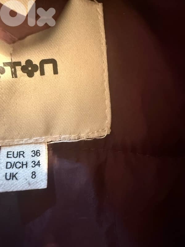 Burgundy jacket size small/brand koton 1