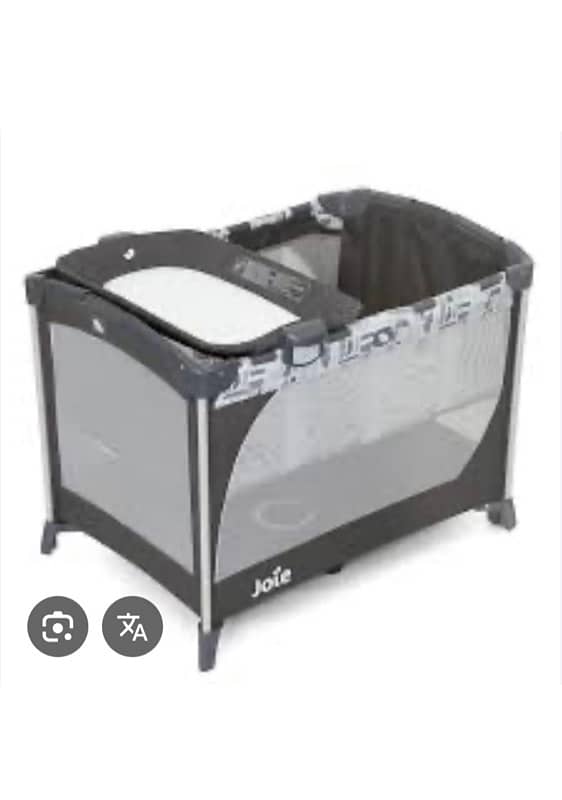 park for babu joie with diapper changing and seat 1