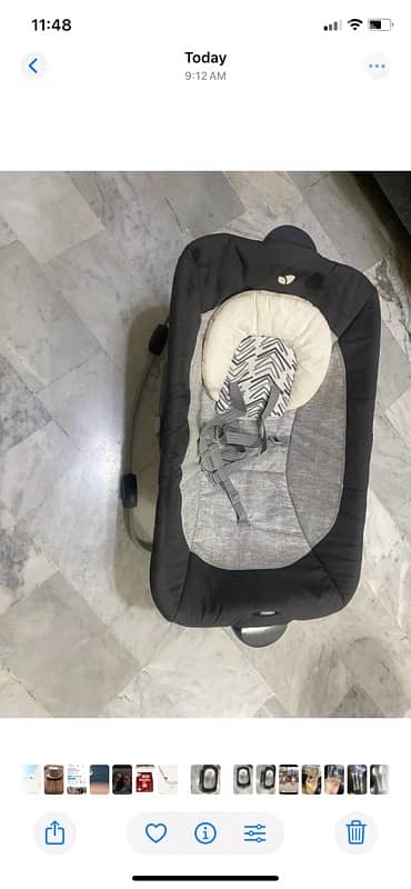 park for babu joie with diapper changing and seat 2