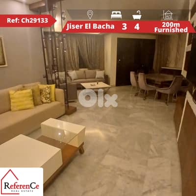 Furnished apartment in Jiser el Bacha شقة مفروشة في جسر الباشا