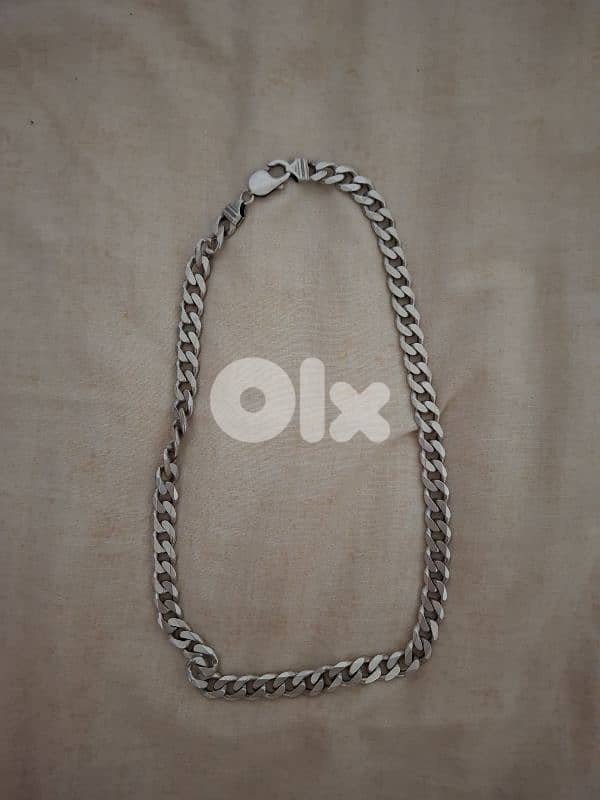 Thick Silver Necklace for Men 1