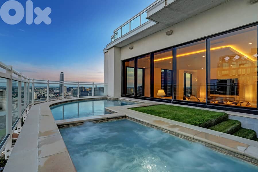 PENTHOUSE IN WATERFRONT DBAYEH FOR RENT WITH PRIVATE POOL, (DBR-191) 0