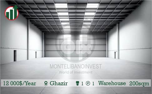 INDUSTRIAL WAREHOUSE FOR RENT IN GHAZIR!!