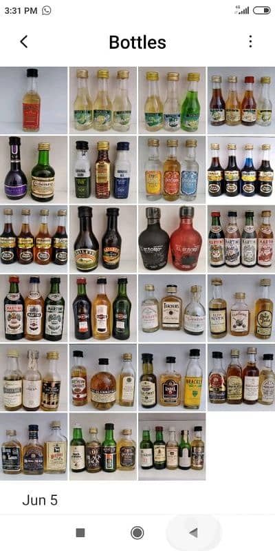 Miniature Bottles 1