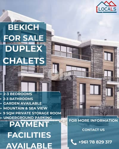 New Project Chalet/Duplex For Sale - مشروع شاليهات للبيع في باكيش