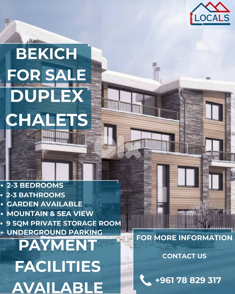 New Project Chalet/Duplex For Sale - مشروع شاليهات للبيع في باكيش 0