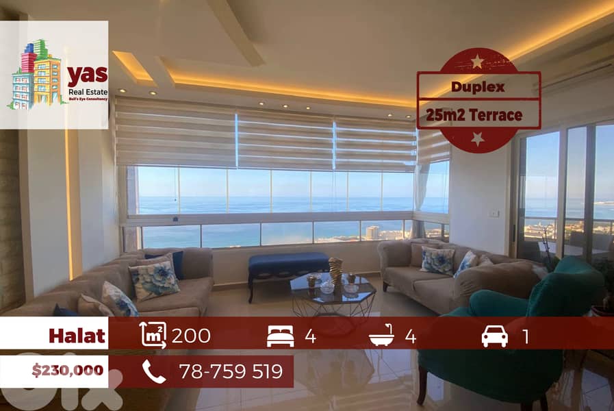 Halat 200m2 | 25m2 Terrace | Duplex | Panoramic View | OH 0