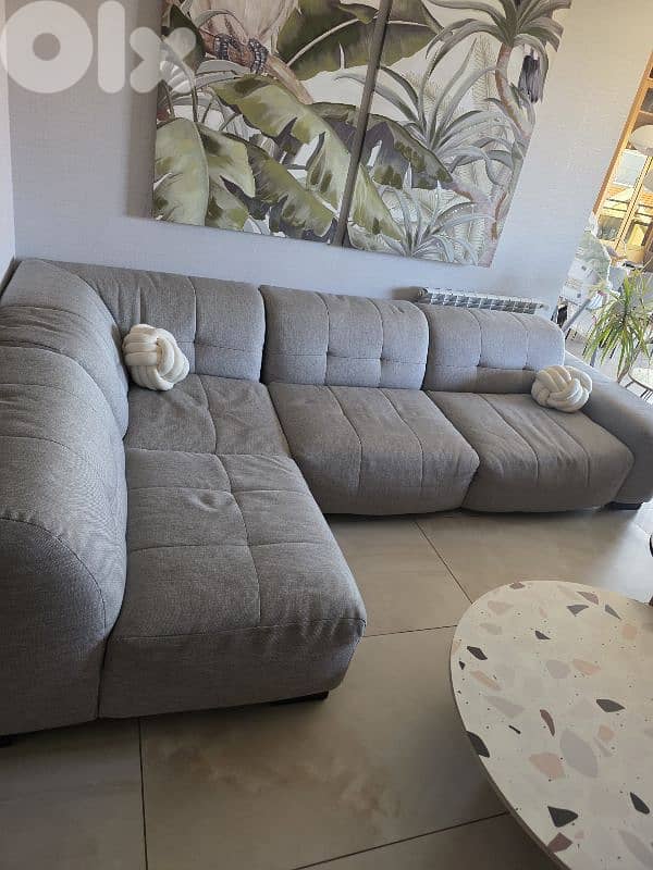 l shape grey sofa 1