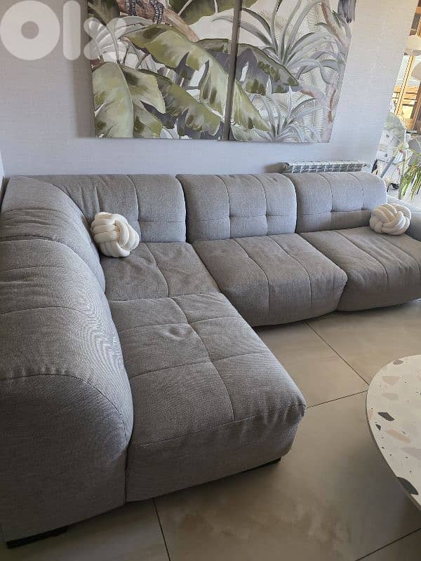 l shape grey sofa 2