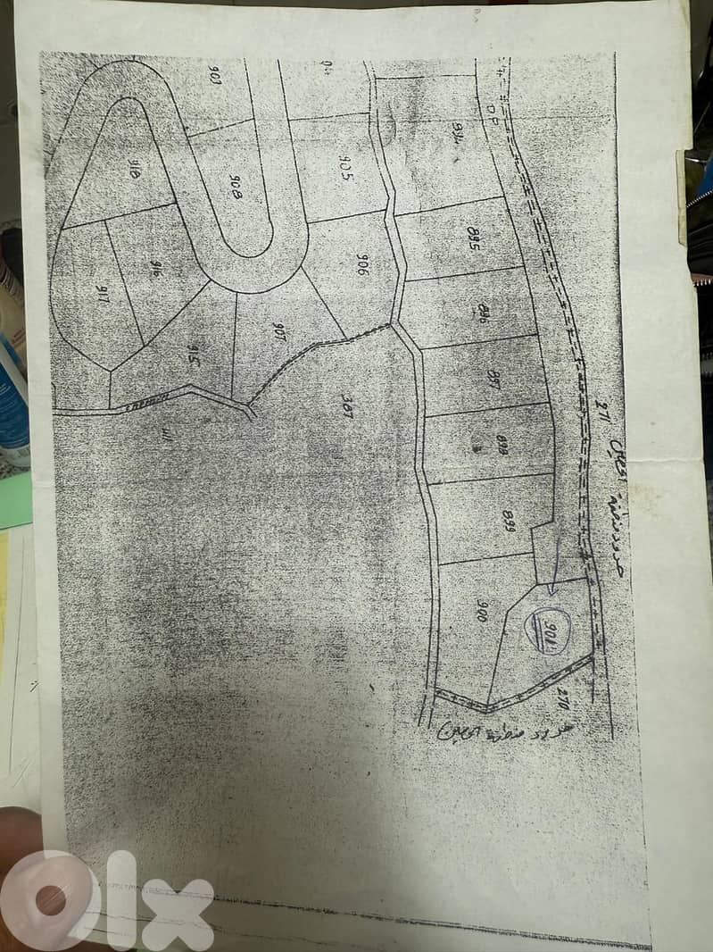 أرض في غدراس ٨٣٠ م 3