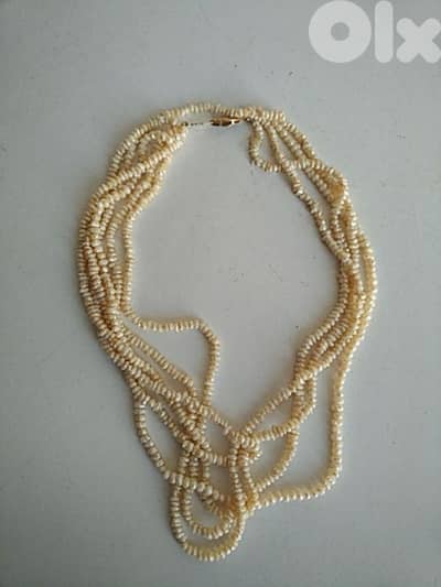 Old five strand freshwater rice pearls necklace - Not Negotiable
