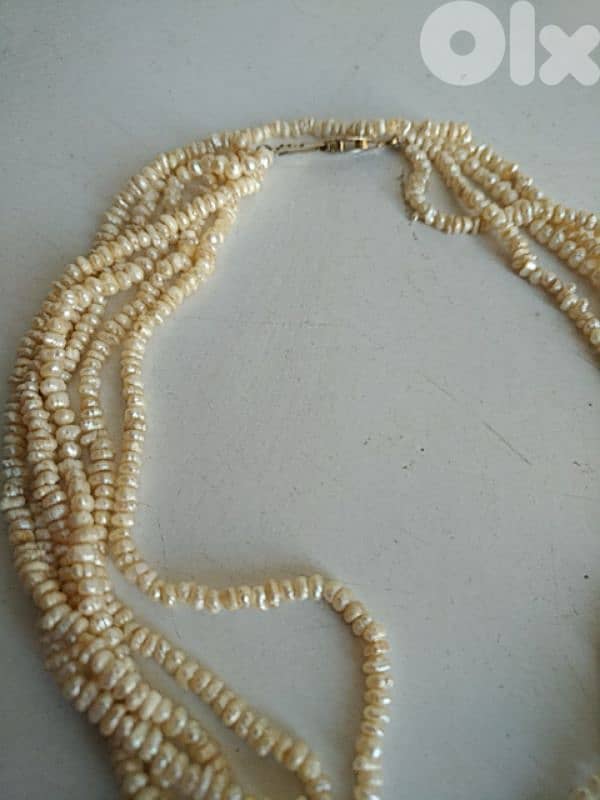 Old five strand freshwater rice pearls necklace - Not Negotiable 2