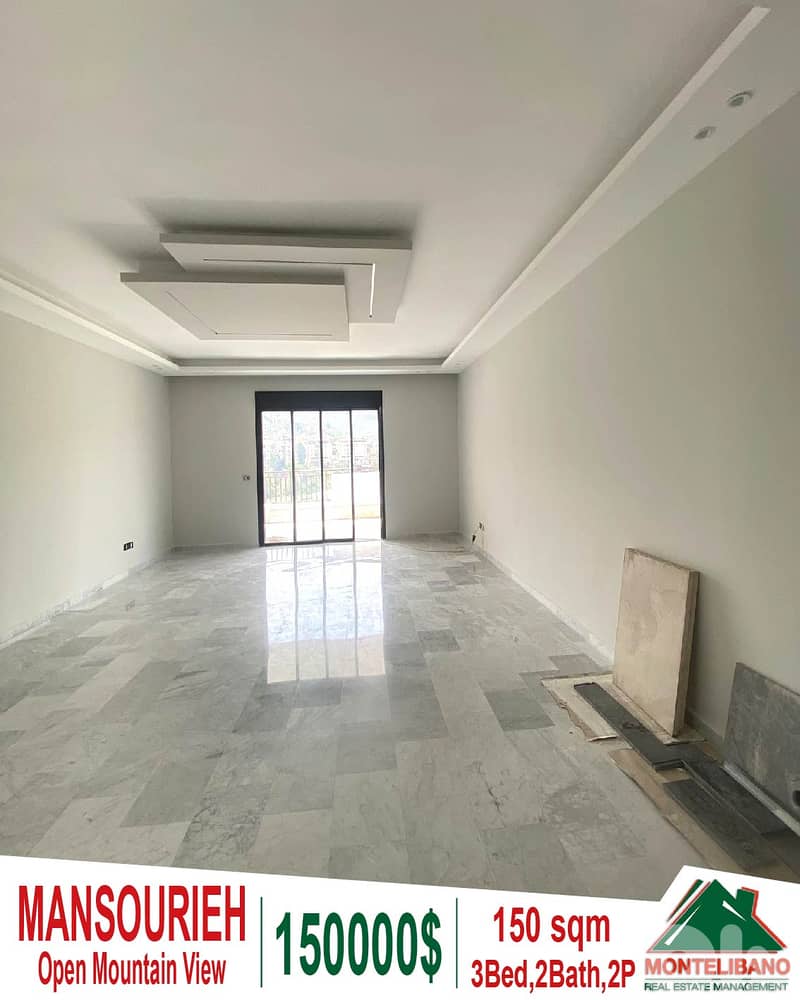 150 sqm Apartment For Sale in Mansourieh (منصورية) with Mountain View 0