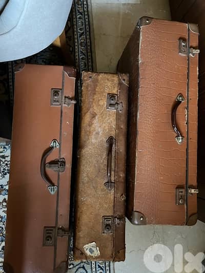 VINTAGE suitcases