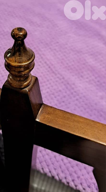 3 seater vintage handcrafted massif wood 2