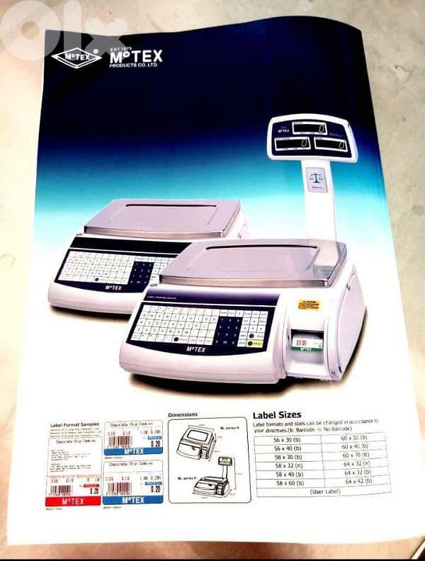 label printing scale 1