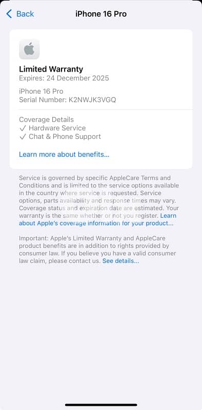 16 pro used like new