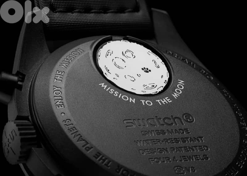 omega x swatch Bioceramic  Watch MoonSwatch MISSION TO THE MOONPHASE 3