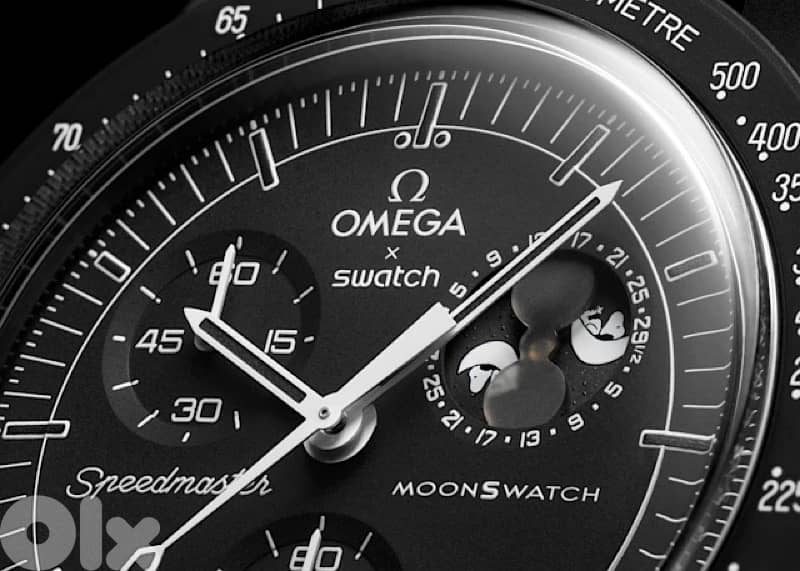omega x swatch Bioceramic  Watch MoonSwatch MISSION TO THE MOONPHASE 1