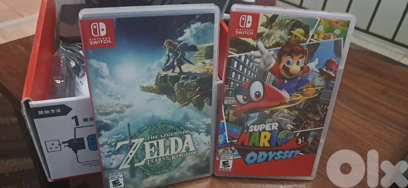 nintendo switch oled almost new 0