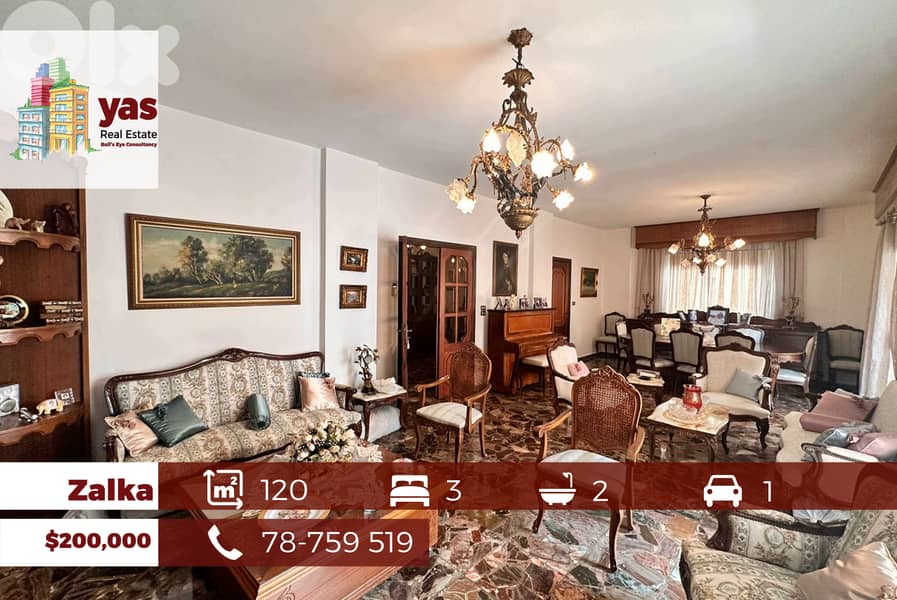 Zalka 120m2 | Well Maintained | Spacious Flat | Prime Location | MJ 0