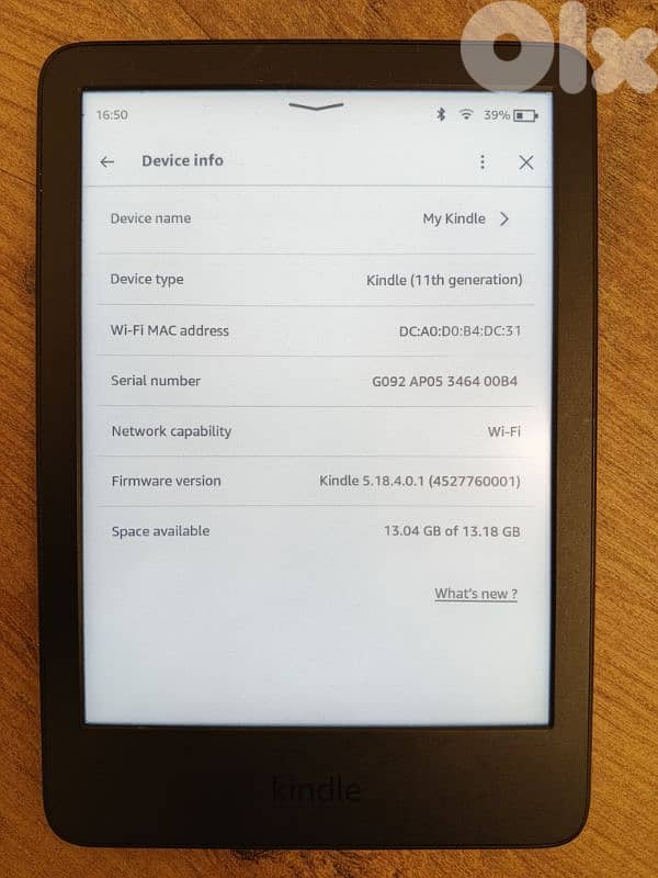 Amazon Kindle (11th Gen, 2024) – 16GB $100 0