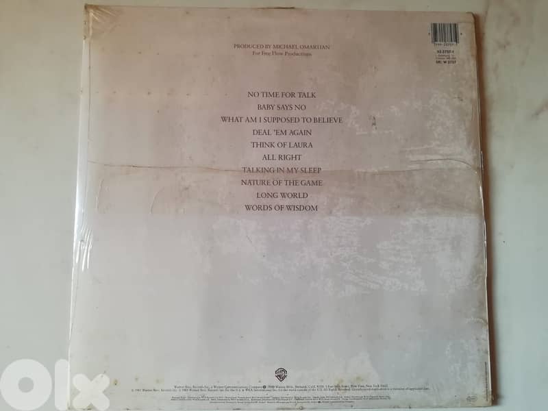 Christopher Cross – Another Page vinyl new sealed 1