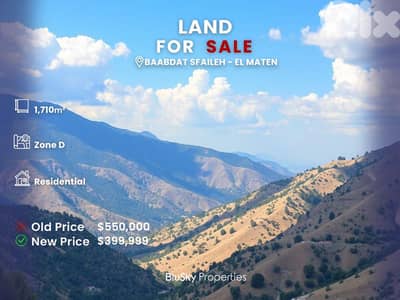 Land For SALE In Baabdat Sfaileh أرض للبيع #GS
