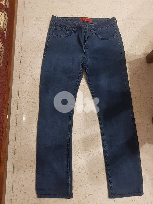jeans navy pierre cardin authentic paris origin size medium used once 0