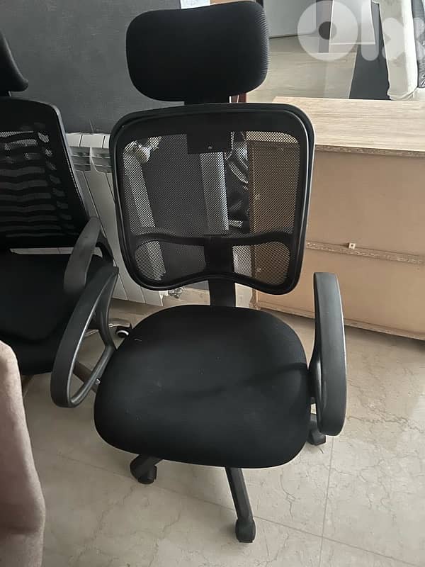 office chairs + desk for sale 2