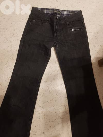 jeans france origin used once pas d. elephant black size small