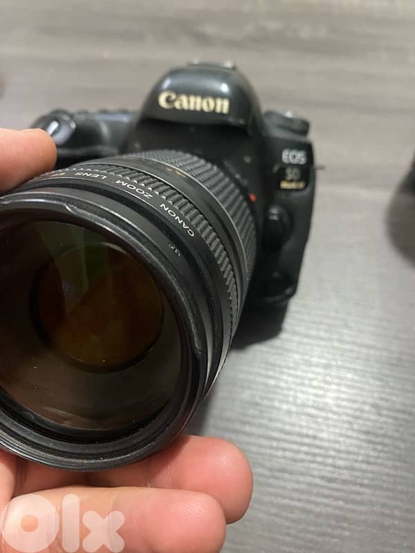 canon 5d mark iv camera + lens 75-300 2
